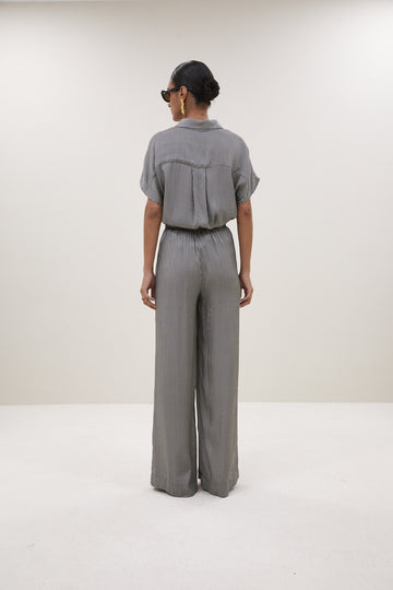 Barley Silky Stripe Blouse