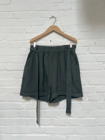 June Linen Shorts